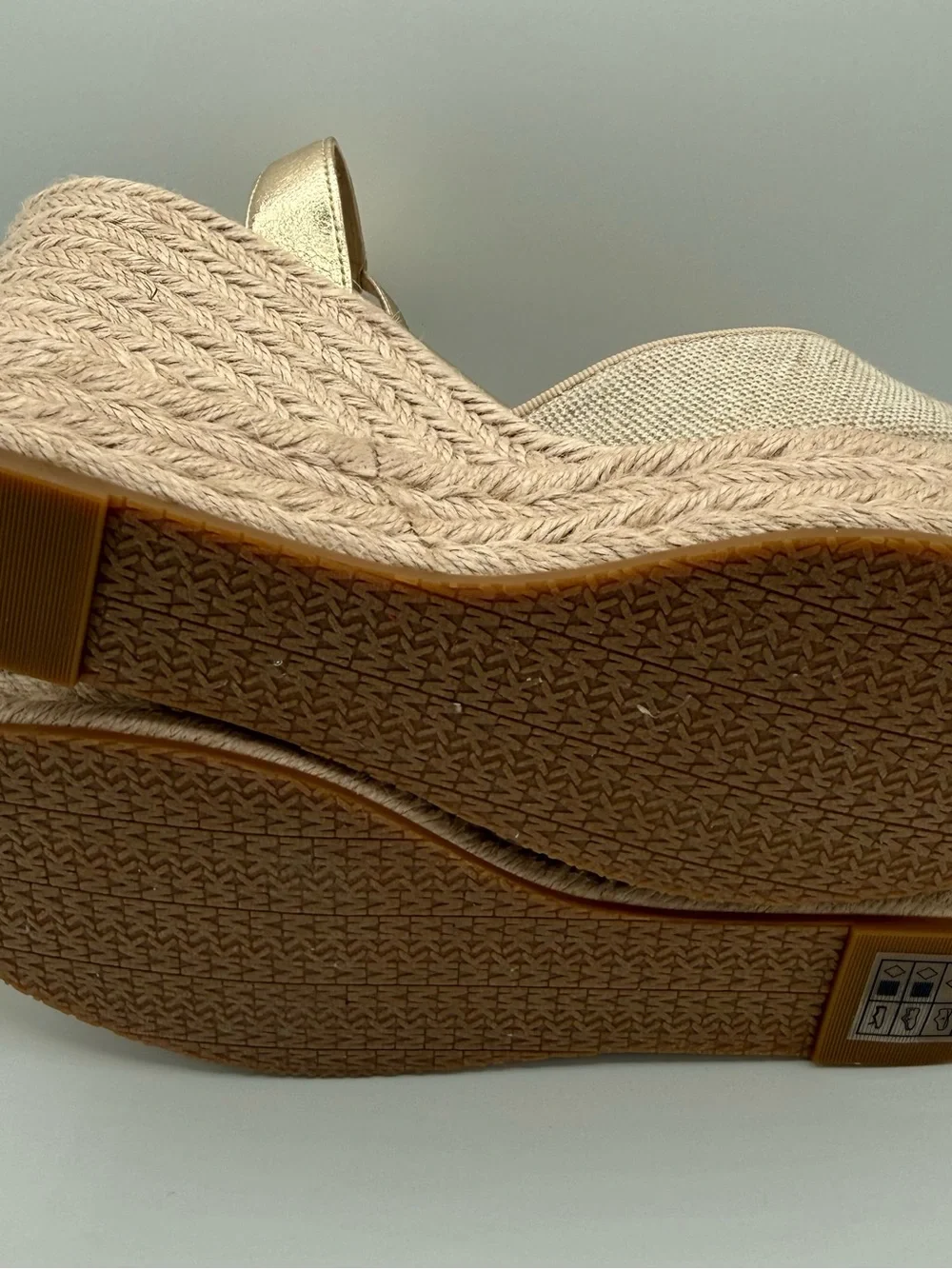 Michael Kors Blush Espadrille Wedge with Ankle Strap